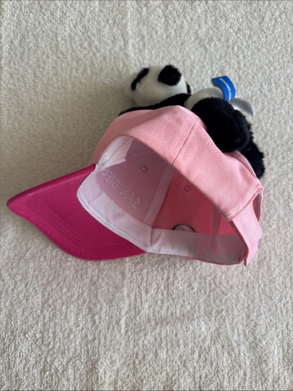 Zoologee San Diego Zoo & Safari Park Kids Pink Panda Plush Cap Hat